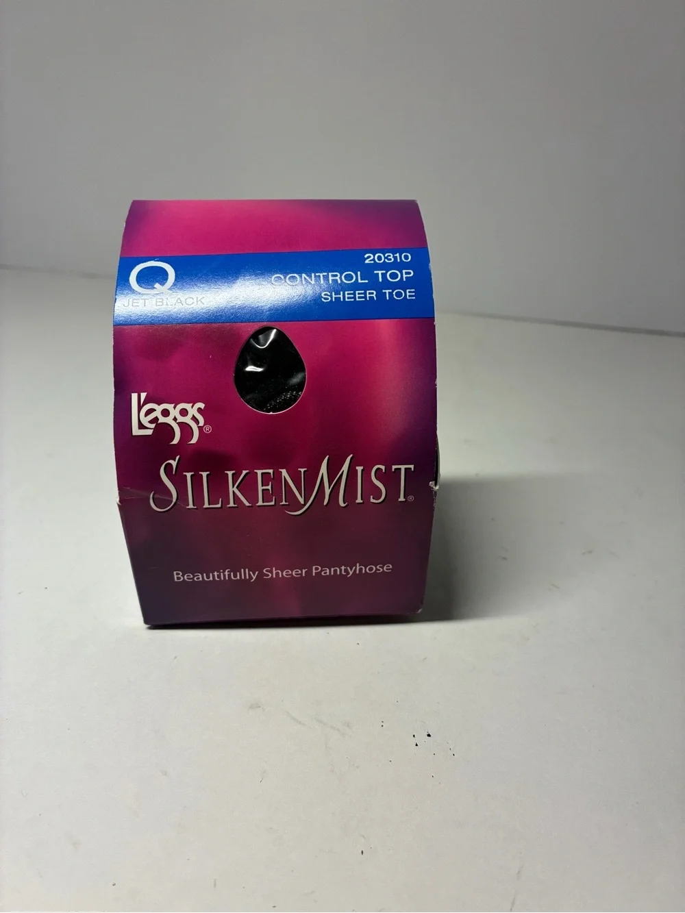 SilkenMist Sheer Pantyhose - Jet Black size Q Control top 20310